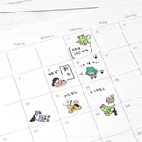 Stickers Lazy Weekdays - Work