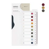 Sticky Notes 10 färger - Semicircle Design - Dusk Morandi