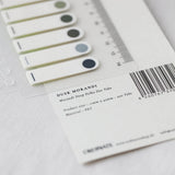 Sticky Notes 10 färger - Semicircle Design - Dusk Morandi
