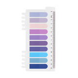 Sticky Notes 10 colors - Semicircle Design - Mystic Purple