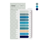Sticky Notes 10 colors - Semicircle Design - Mint