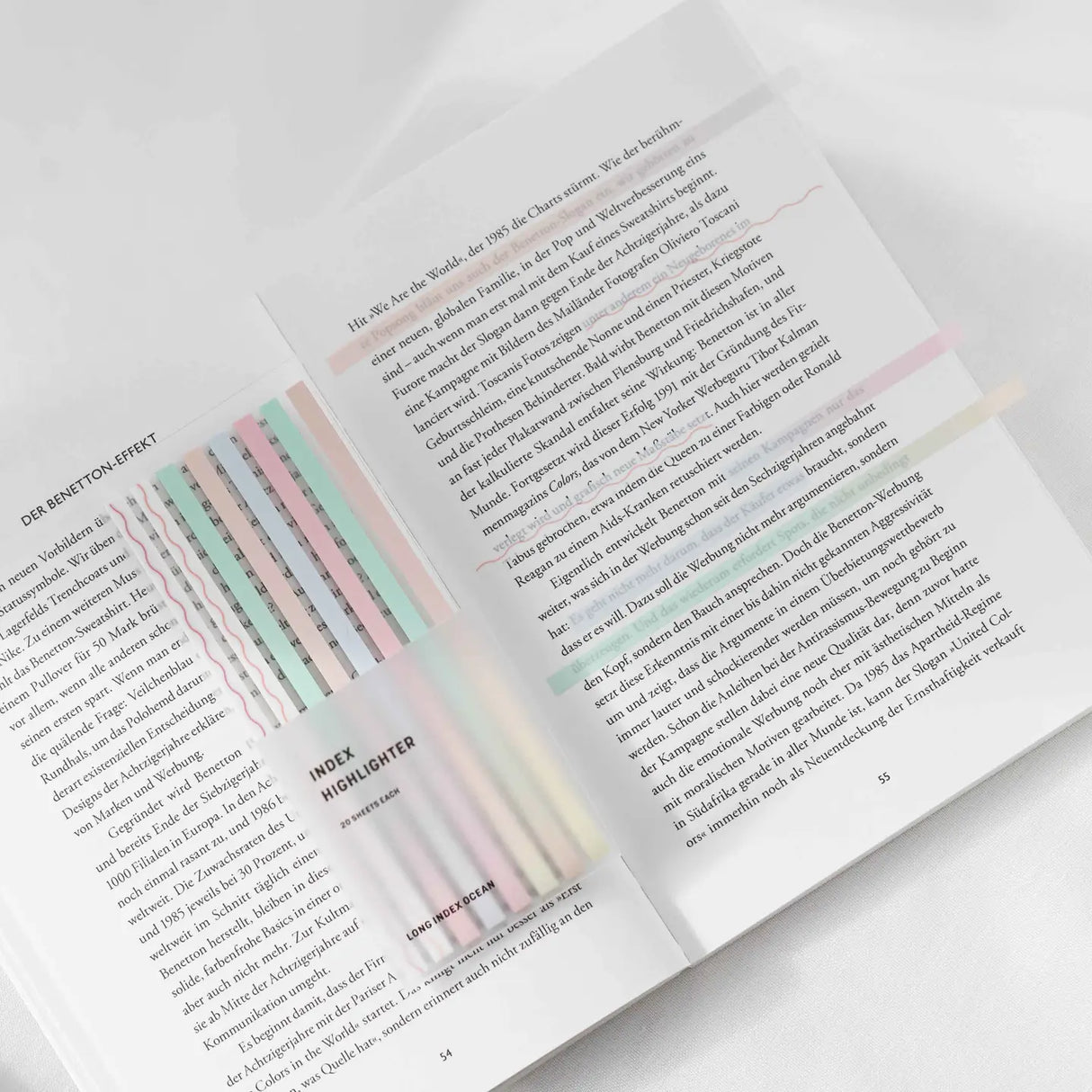 Index Highlighter Sticky notes - Powder Pink