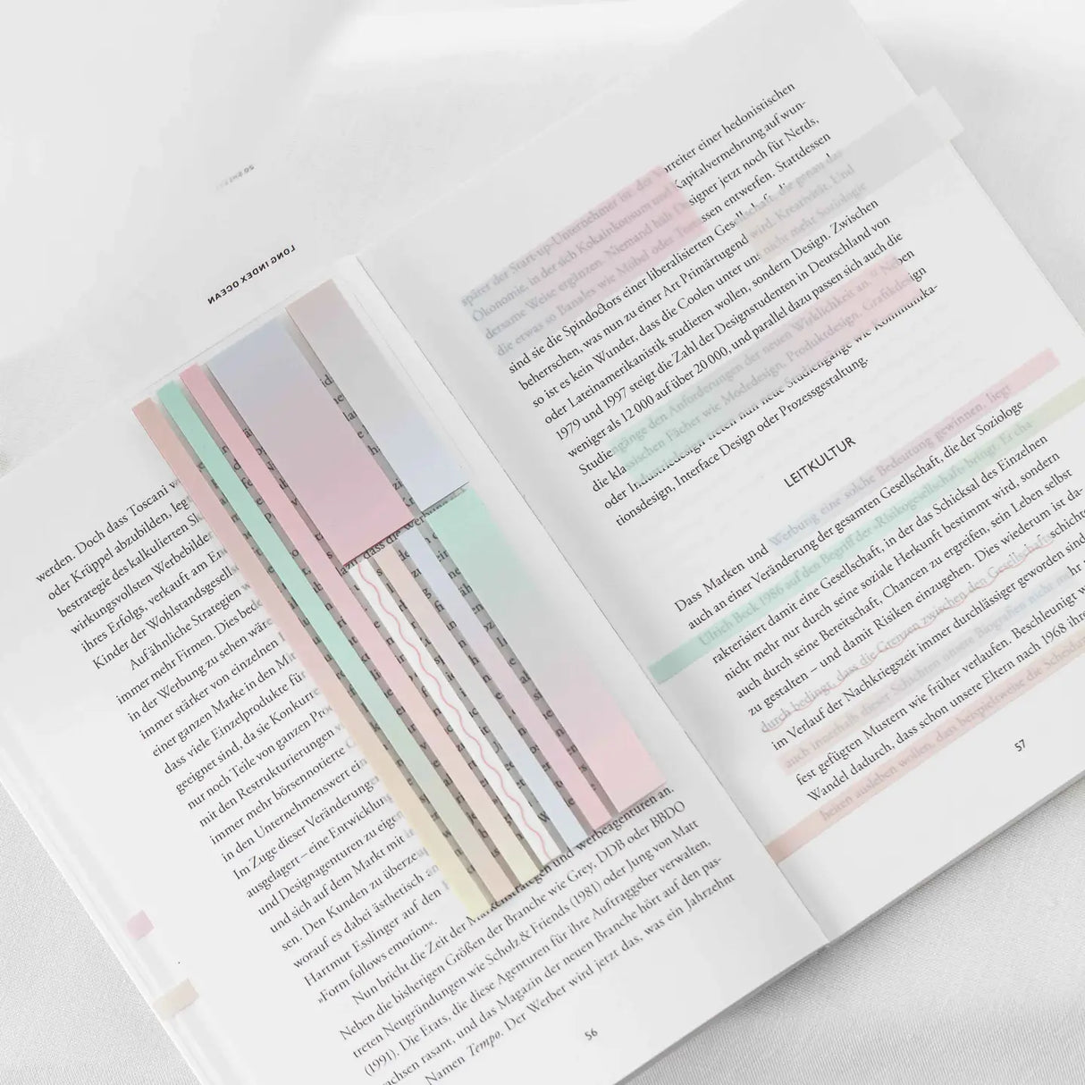 Index Highlighter Sticky notes - Peach Yellow