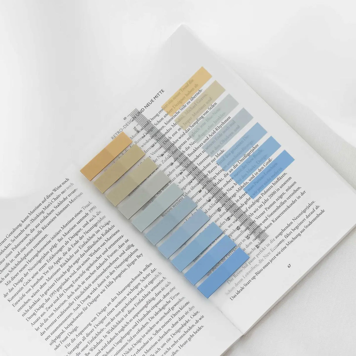 Sticky Notes 10 färger - Coastal Blue