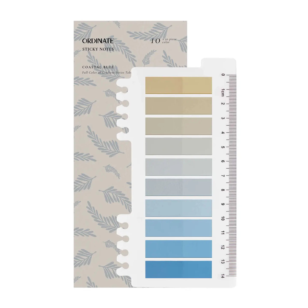Sticky Notes 10 färger - Coastal Blue