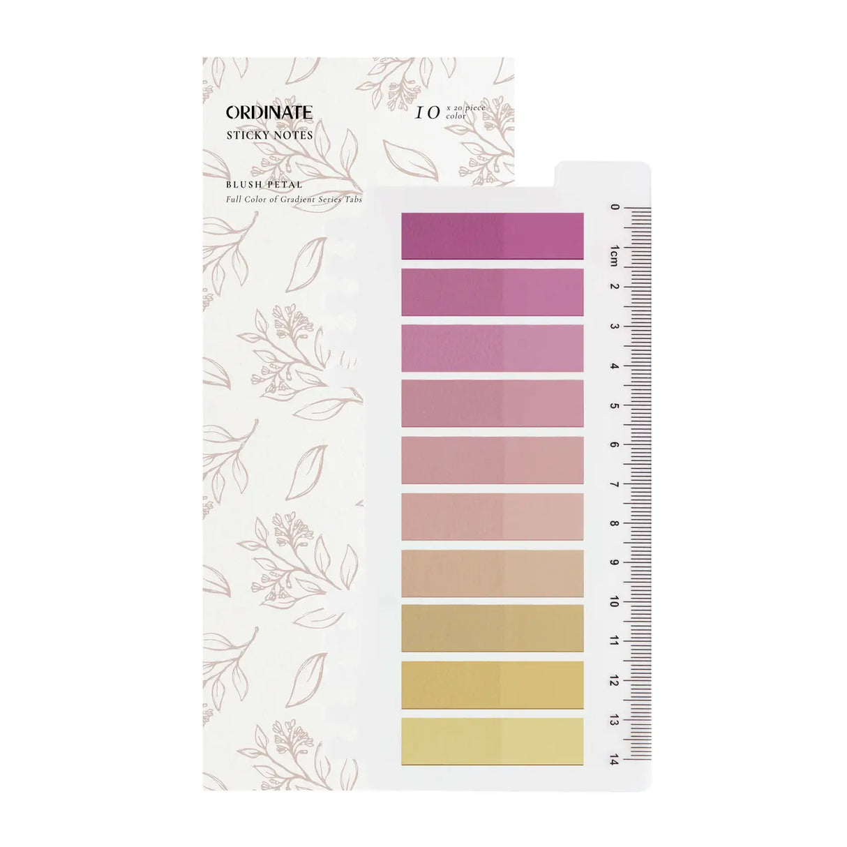 Sticky Notes 10 colors - Blush Petal