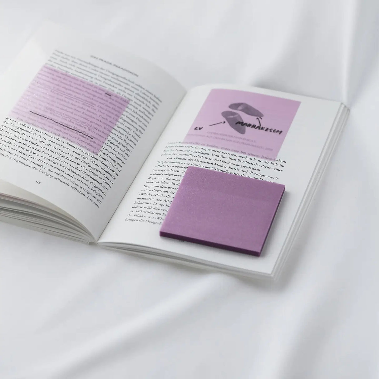 Clear Transparent Sticky notes - Light Purple