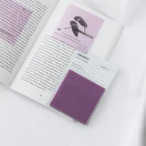 Clear Transparent Sticky notes - Light Purple