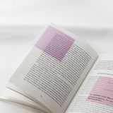 Clear Transparent Sticky Notes - Mist Violet