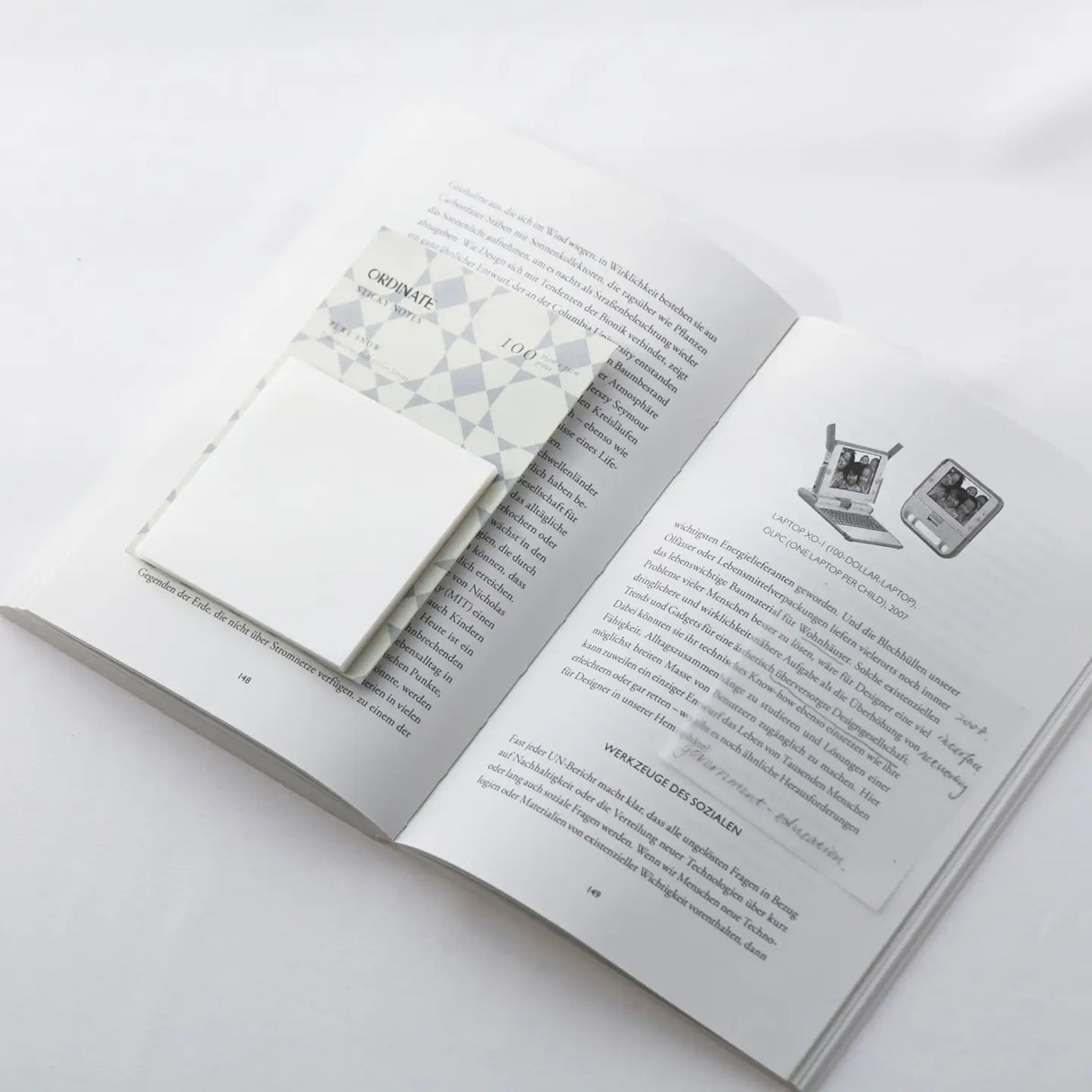 Clear Transparent Sticky notes - Pure Snow