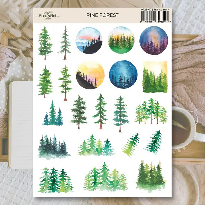 Stickers Plan & Plot Studio Vinyl - Pine Forest