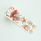 Sticker Washi Tape - Pre-cut - Ghoulish Gathering - 55 mm