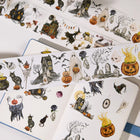 Sticker Washi Tape - Pre-cut - Haunted House - 65 mm