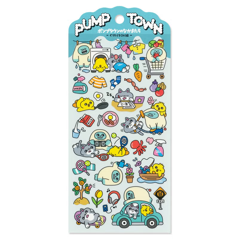 Stickers Pump Town - Bum Three