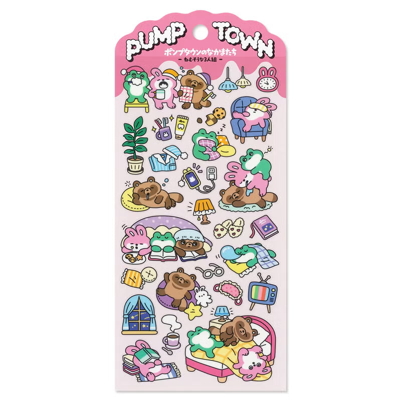 Stickers Pump Town - Sleepy Trio