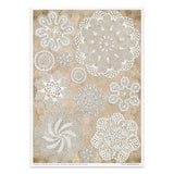 Rice paper set - A4 - Wood & Lace