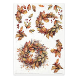 Rice paper set - A4 - Autumn Wreath