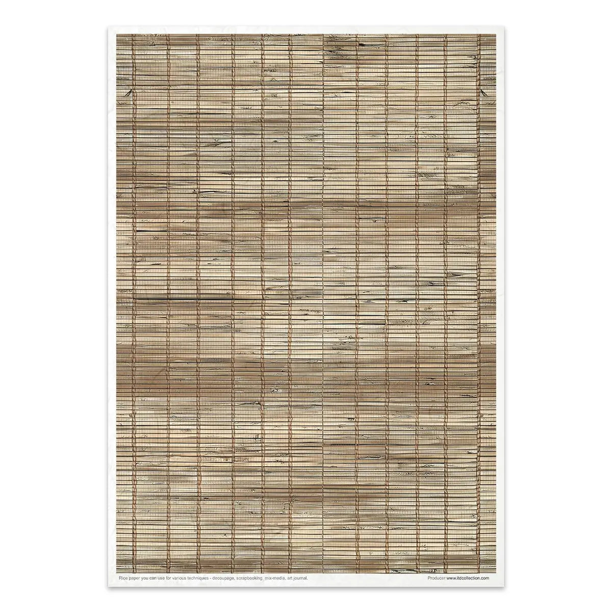 Rice paper set - A4 - Wicker & Rattan