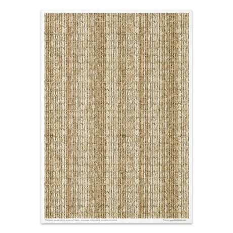 Rice paper set - A4 - Wicker & Rattan