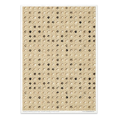 Rice paper set - A4 - Wicker & Rattan