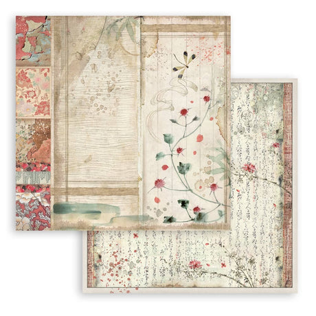 Scrapbooking Paper - Double-Sided - Oriental Garden