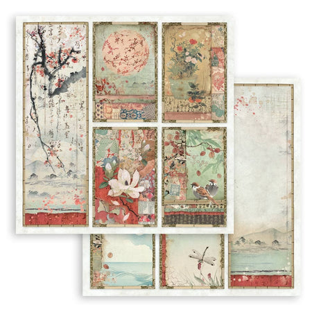 Scrapbooking Paper - Double-Sided - Oriental Garden