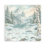 Scrapbookingpapper - Backgrounds - White Christmas