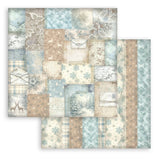 Scrapbookingpapper - Backgrounds - White Christmas