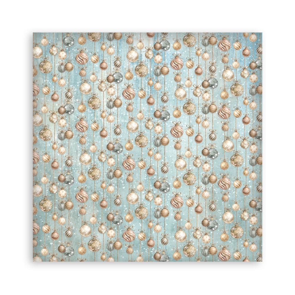 Scrapbookingpapper - Backgrounds - White Christmas