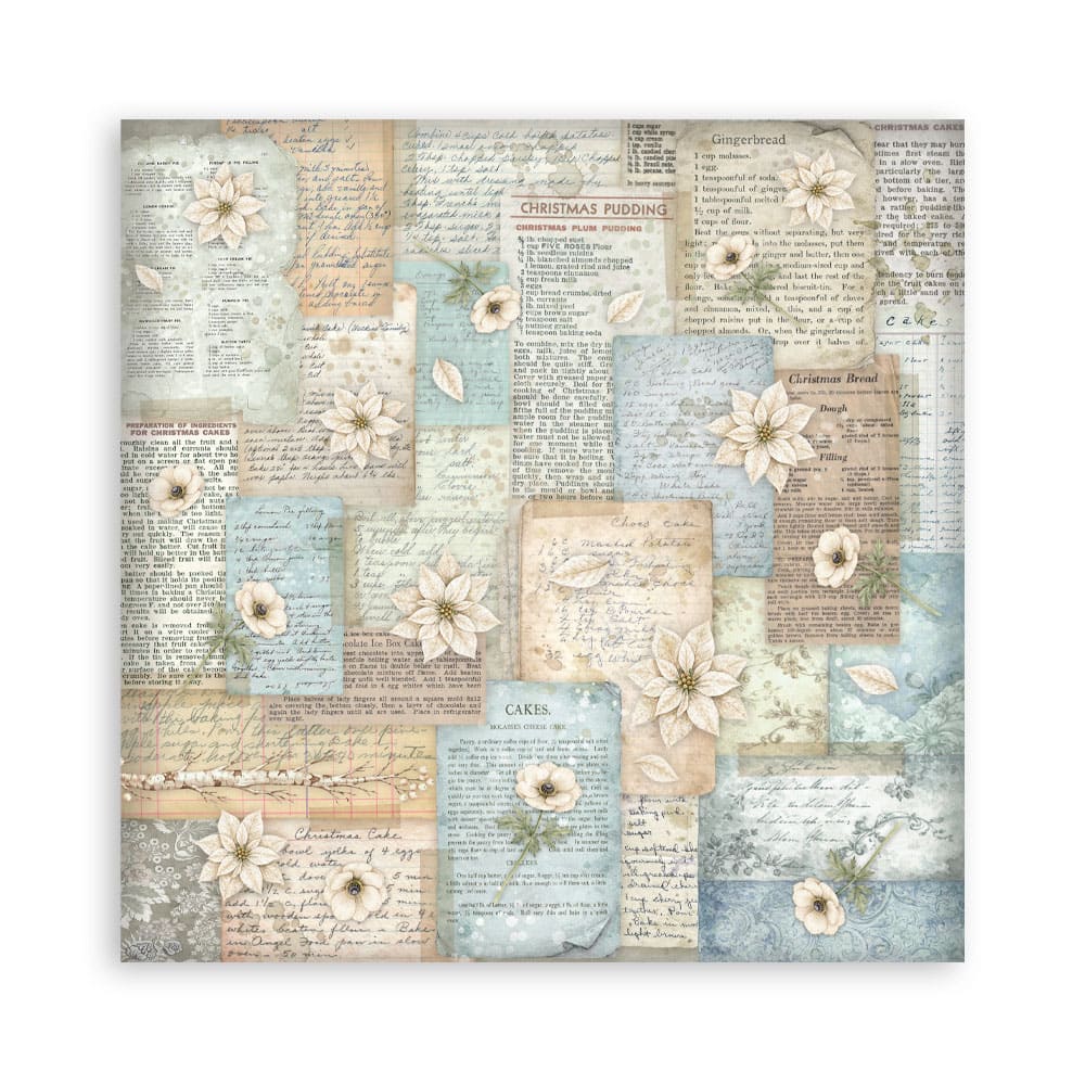 Scrapbookingpapper - Maxi Pad - White Christmas