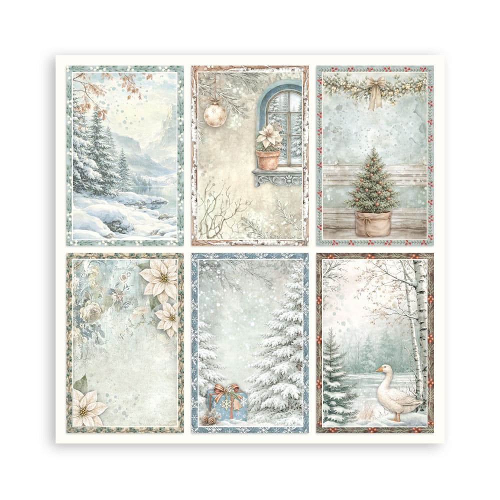 Scrapbookingpapper - Maxi Pad - White Christmas