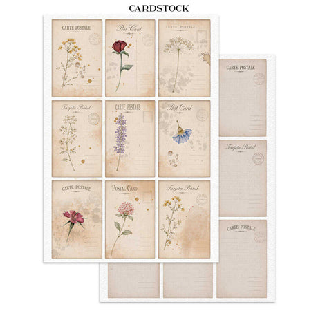Junk Journal - Flowers and Poems