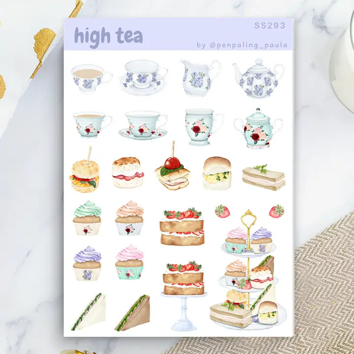 Stickers - Penpaling Paula - High tea