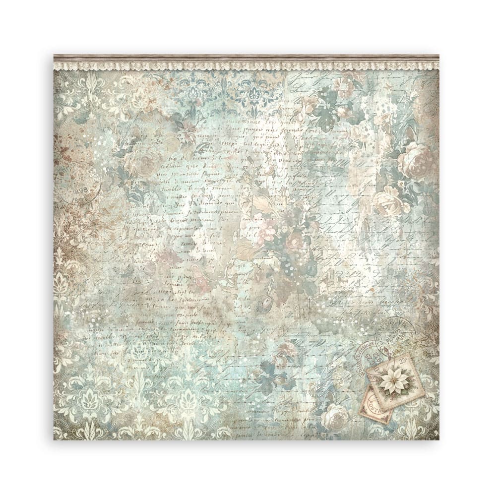 Scrapbookingpapper - Double faced - White Christmas