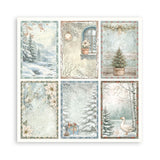 Scrapbookingpapper - Double faced - White Christmas