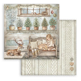 Scrapbookingpapper - Double faced - White Christmas
