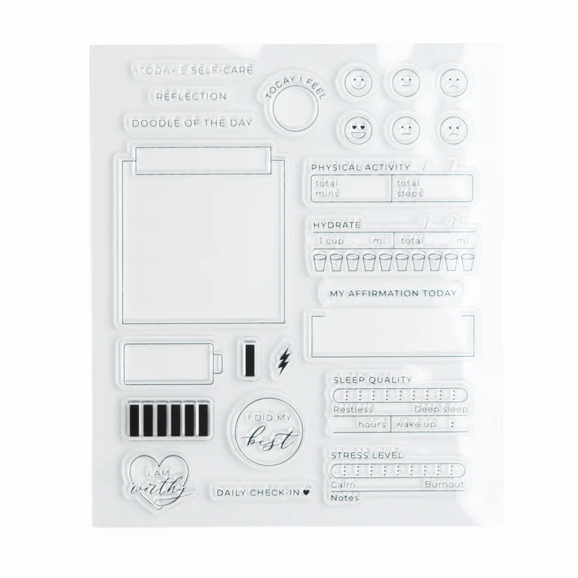 Clear stamps Self Care