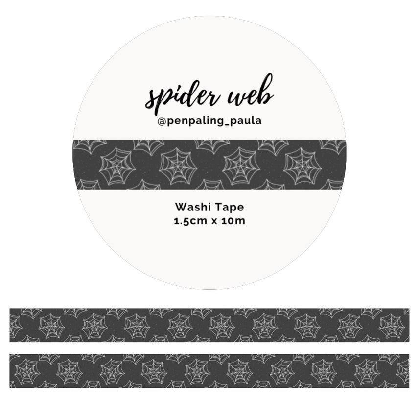 Washi tape - Penpaling Paula 15 mm - Spider Web