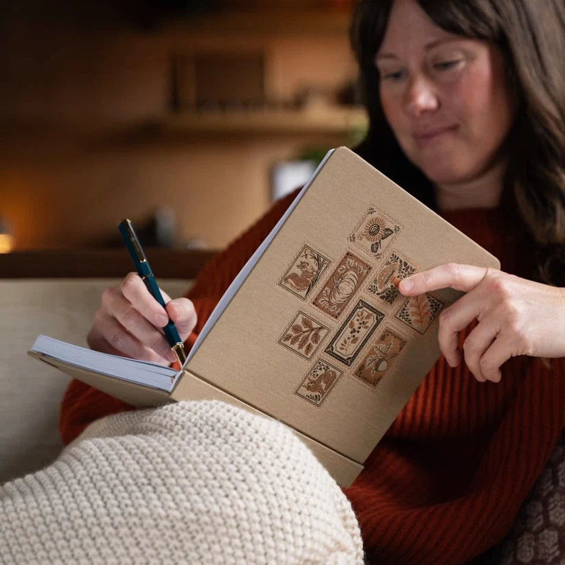 Dotted Notebook - Slim - Stamp Collector
