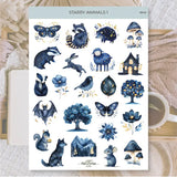 Stickers Plan & Plot Studio Vinyl - Starry Animals 1