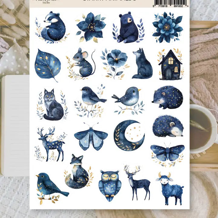 Stickers Plan & Plot Studio Vinyl - Starry Animals 3