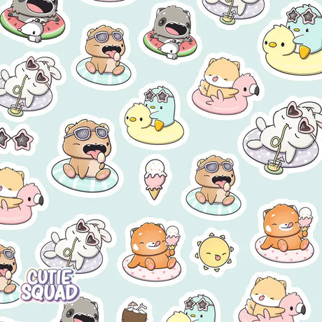 Stickersheet CutieSquad - Summer vibes