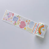 Sticker Washi Tape - Pre-cut - The Confident Mind - 60 mm