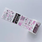Sticker Washi Tape - Pre-cut - The Healing Mind - 60 mm