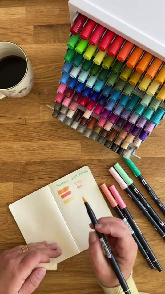Omslagsbild till videon: "Tombow Just Peachy ABT penselpennor".