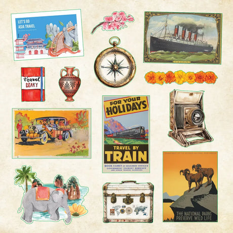 Travel Odyssey Sticker Book