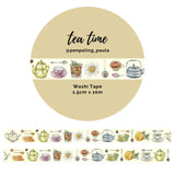 Washi Tape Penpaling Paula - 15 mm - Tea Time