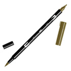 ABT Dual Brush pen - 027 Dark ochre - Mörk ockrafärgad penselpenna - Tombow - Tidformera