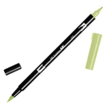ABT Dual Brush pen - 131 Lemon lime - Penselpenna med gul färg - Tombow - Tidformera