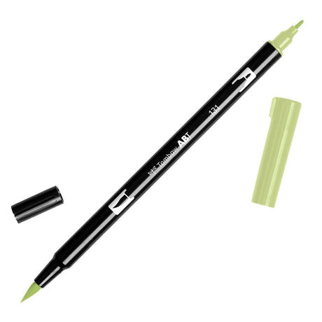 ABT Dual Brush pen - 131 Lemon lime - Penselpenna med gul färg - Tombow - Tidformera
